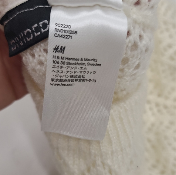 H&M cream crochet beret - Picture 6 of 8